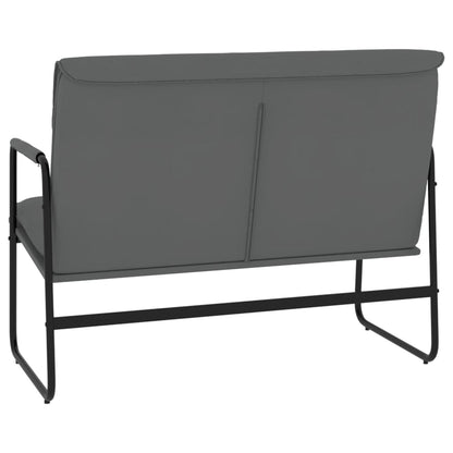 Panca Grigia 100x64x80 cm in Similpelle