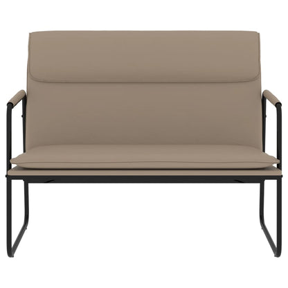 Panca Cappuccino 100x64x80 cm in Similpelle