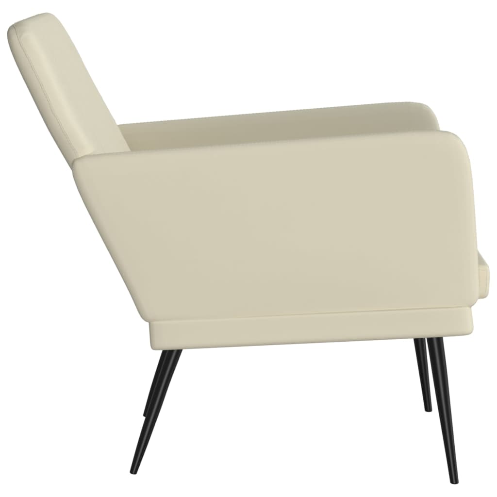 Poltrona Crema 61x78x80 cm Similpelle