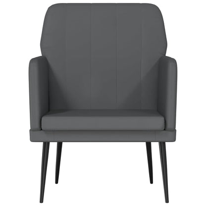 Poltrona Grigio 61x78x80 cm Similpelle