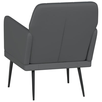 Poltrona Grigio 61x78x80 cm Similpelle