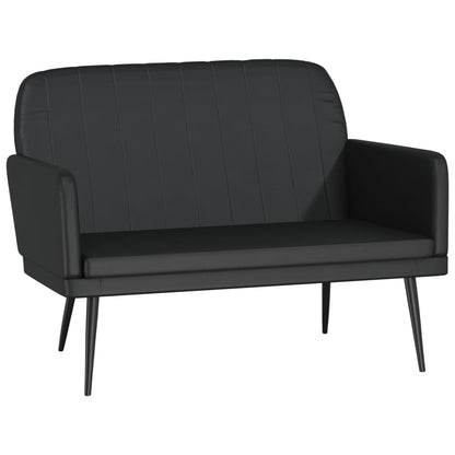 Panca Nera 107x80x81 cm in Similpelle