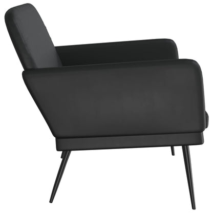 Panca Nera 107x80x81 cm in Similpelle