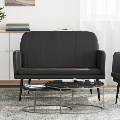Panca Nera 107x80x81 cm in Similpelle