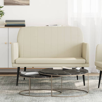 Panca Crema 107x80x81 cm in Similpelle