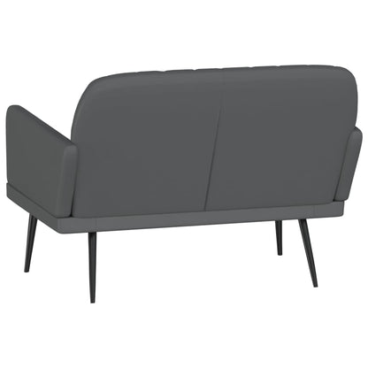 Panca Grigia 107x80x81 cm in Similpelle