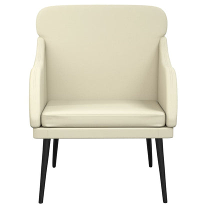 Poltrona Crema 63x76x80 cm Similpelle