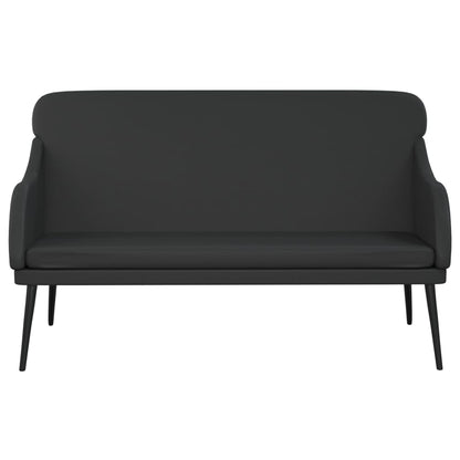 Panca Nera 110x76x80 cm in Similpelle