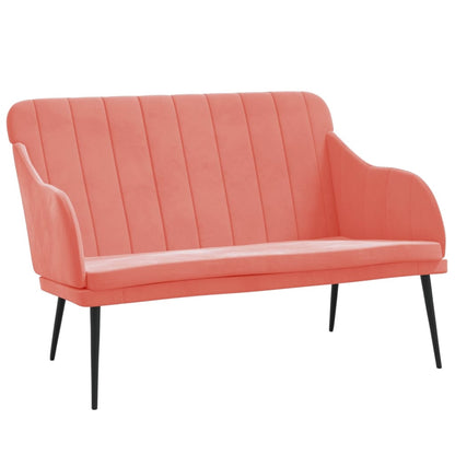 Panca Rosa 110x76x80 cm in Velluto
