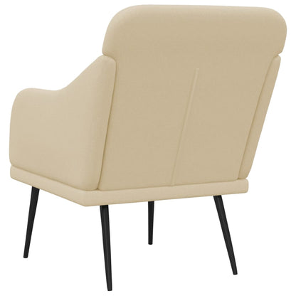 Poltrona Crema 63x76x80 cm in Tessuto