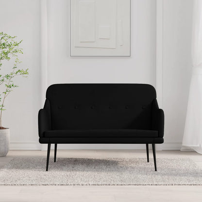 Panca Nera 110x76x80 cm in Tessuto