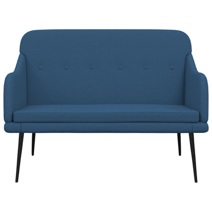 Panca Blu 110x76x80 cm in Tessuto