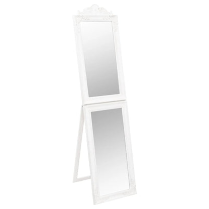Specchio Autoportante Bianco 40x160 cm