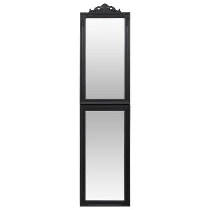 Specchio Autoportante Nero 40x160 cm