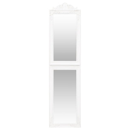 Specchio Autoportante Bianco 50x200 cm