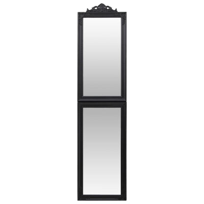 Specchio Autoportante Nero 50x200 cm