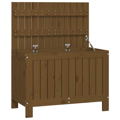 Contenitore da Giardino Ambra 76x42,5x54 cm Legno Massello Pino