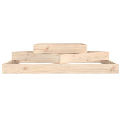 Fioriera 112x112x27 cm in Legno Massello di Pino