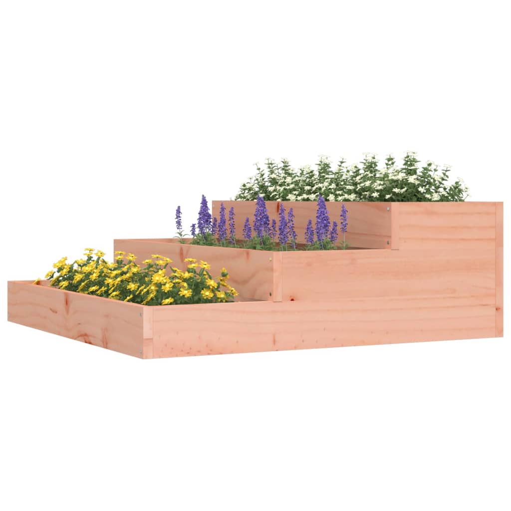 Fioriera 78x78x27 cm in Legno Massello di Douglas