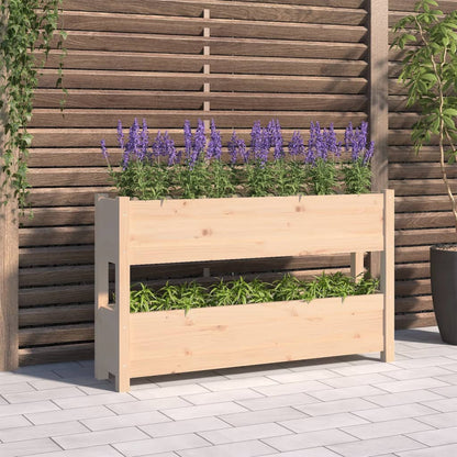 Fioriera 112x25x66 cm in Legno Massello di Pino