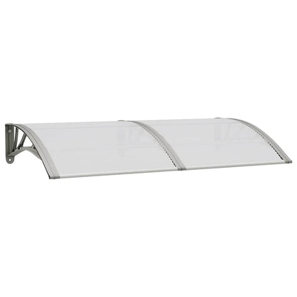 Tettoia per Porta Grigia 150x75 cm in Policarbonato