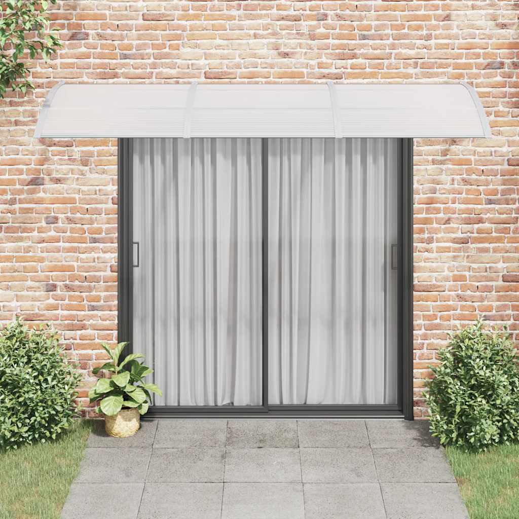 Tettoia per Porta Grigia 300x75 cm in Policarbonato
