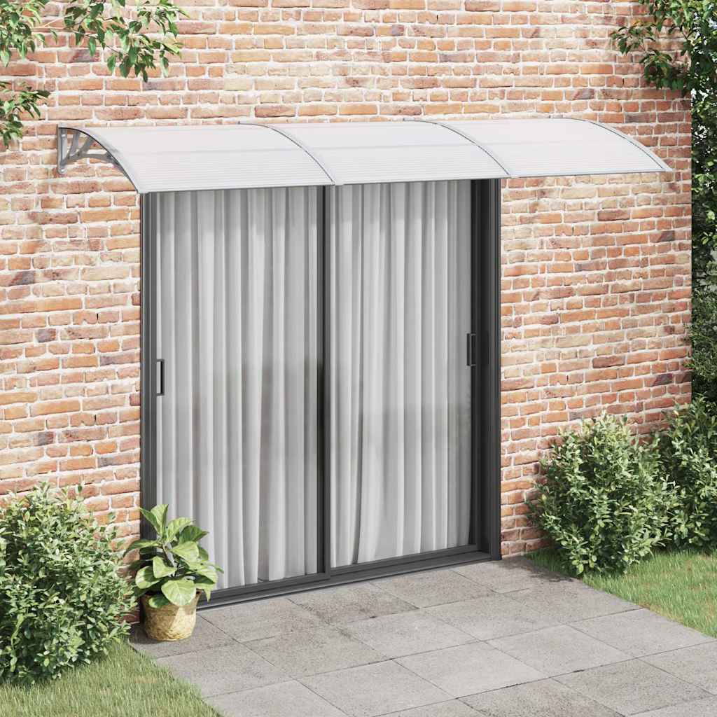 Tettoia per Porta Grigia 300x75 cm in Policarbonato