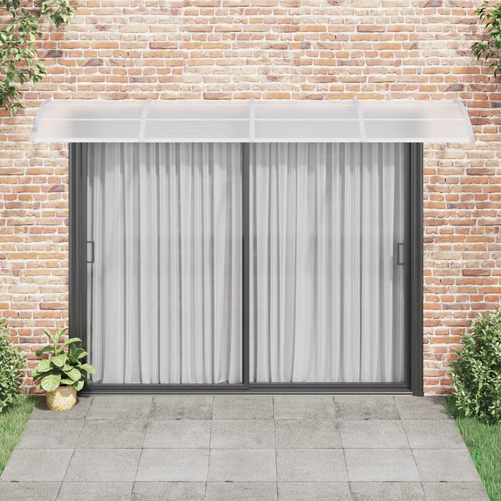 Tettoia per Porta Grigia 350x100 cm in Policarbonato