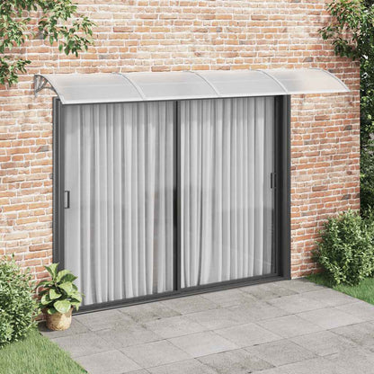 Tettoia per Porta Grigia 350x100 cm in Policarbonato
