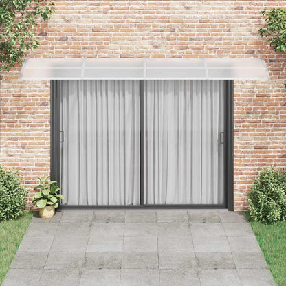 Tettoia per Porta Grigia 400x100 cm in Policarbonato