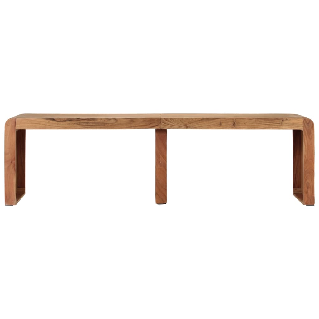 Panca 160x38x45 cm in Legno Massello di Acacia