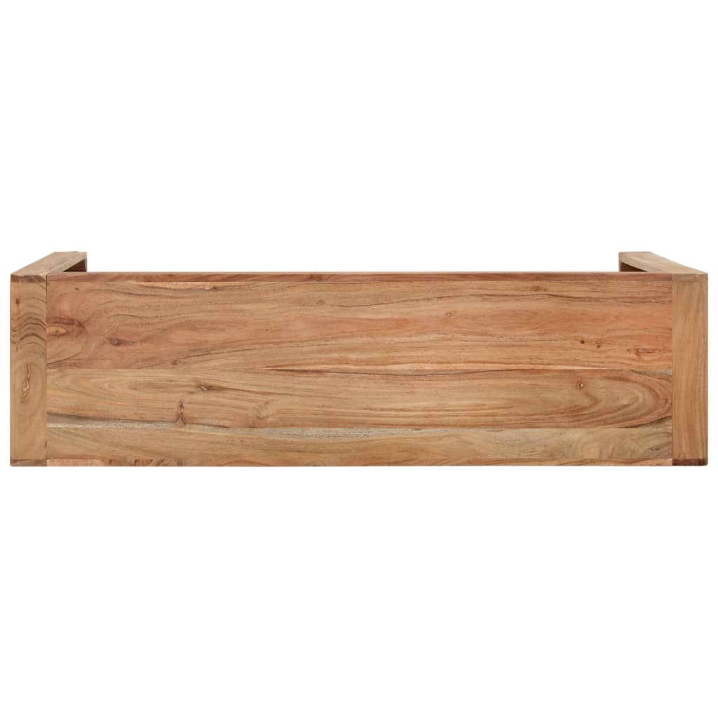 Tavolo Consolle 110x30x76 cm in Legno Massello di Acacia