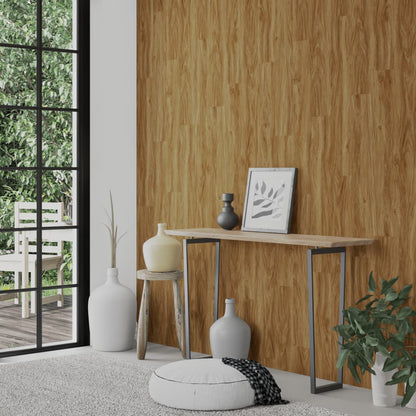 Pannelli da Parete Effetto Legno Marrone PVC 2,06 m²