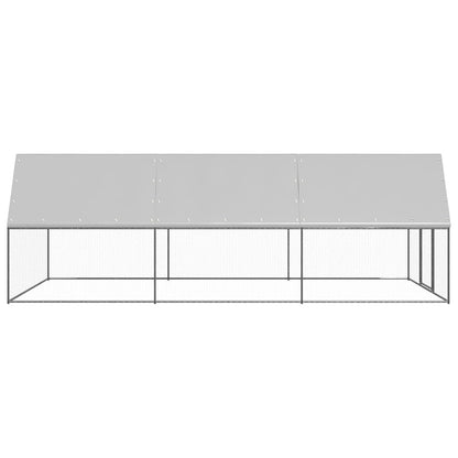Gabbia per Polli da Esterno 3x6x2 m in Acciaio Zincato