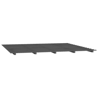 Giroletto Grigio 180x200 cm in Legno Massello di Pino
