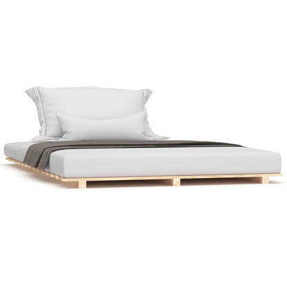 Letto senza Materasso 120x190 cm in Legno Massello di Pino