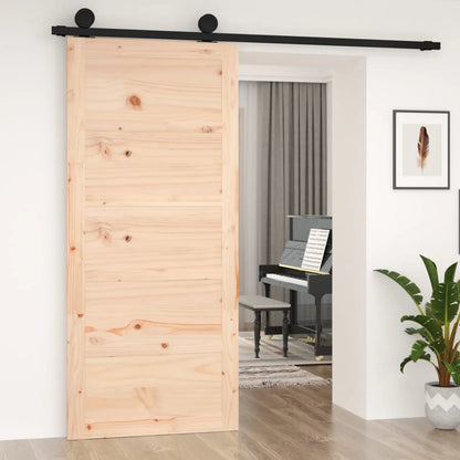 Porta del Granaio 90x1,8x204,5 cm in Legno Massello di Pino