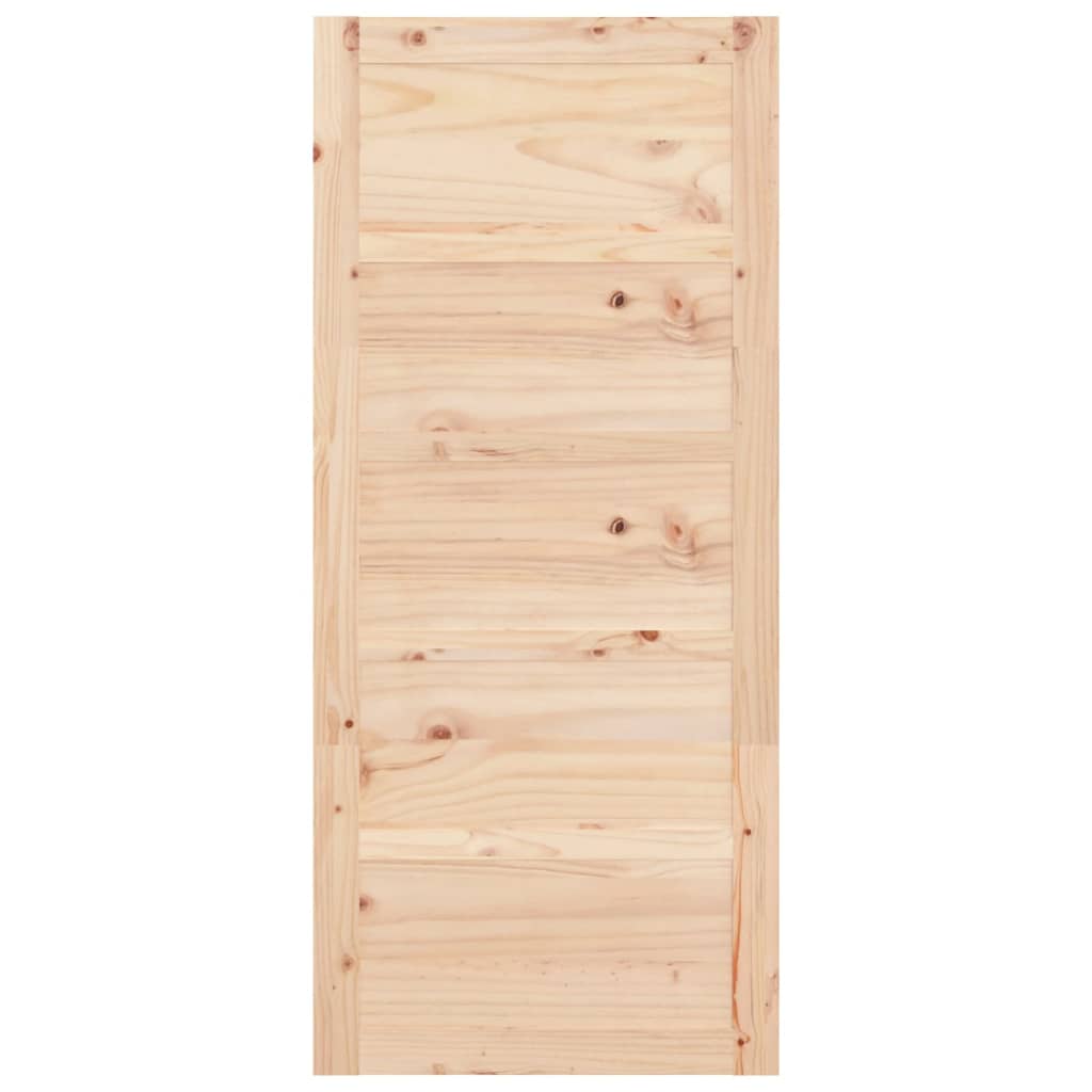 Porta del Granaio 90x1,8x204,5 cm in Legno Massello di Pino