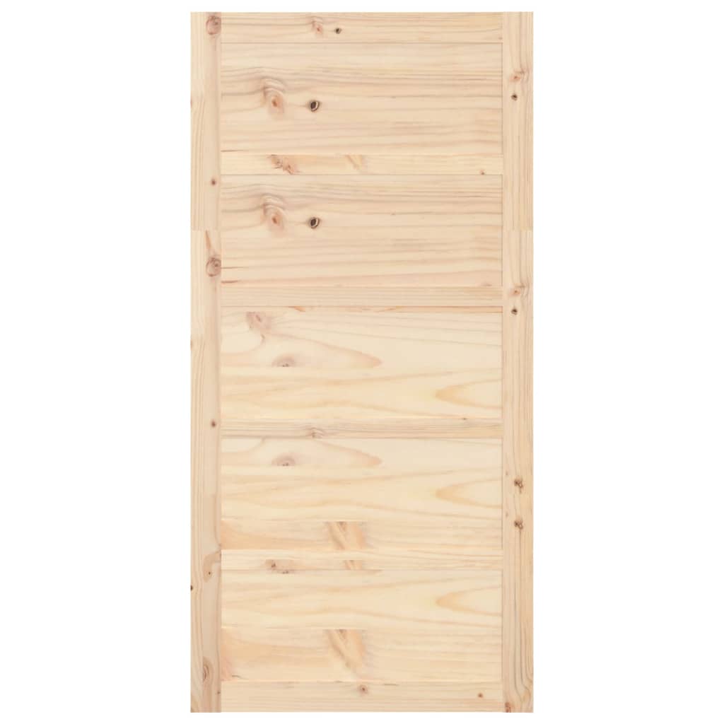 Porta del Granaio 100x1,8x204,5 cm in Legno Massello di Pino