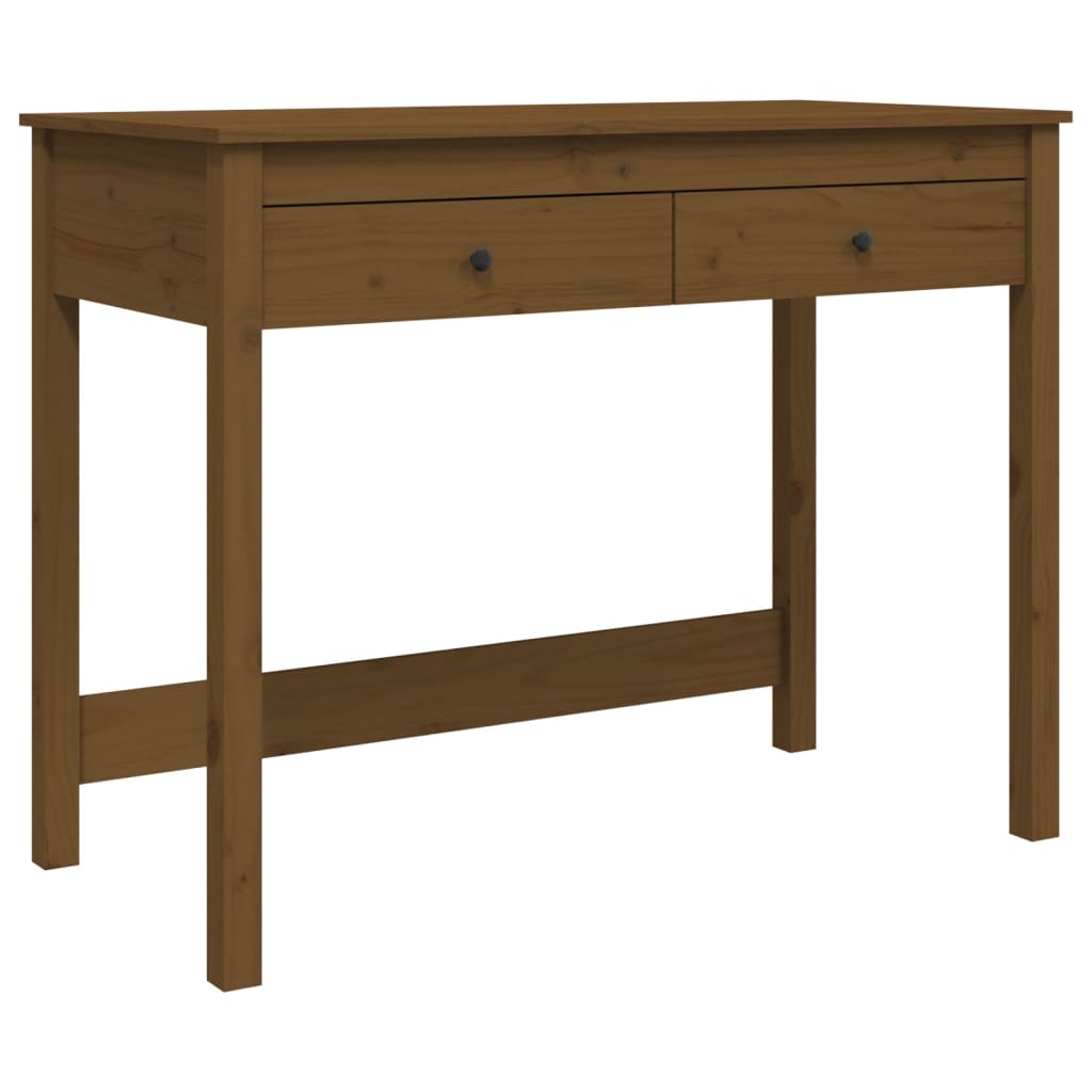 Scrivania con Cassetti Ambra 100x50x78 cm Legno Massello Pino