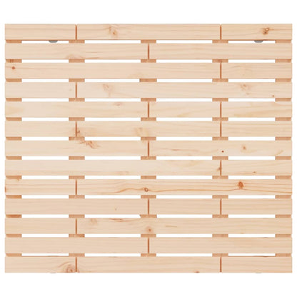 Testiera da Parete 106x3x91,5 cm in Legno Massello di Pino