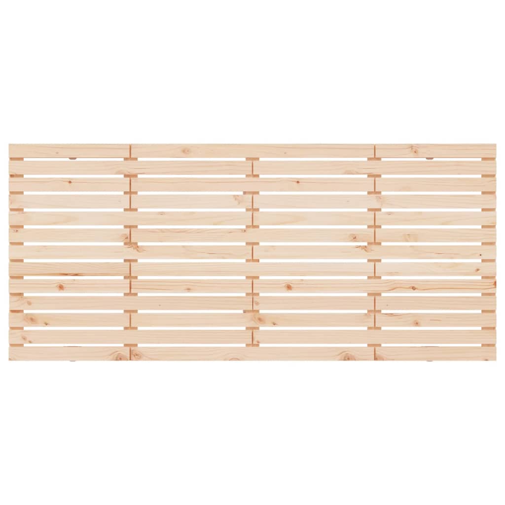 Testiera da Parete 206x3x91,5 cm in Legno Massello di Pino