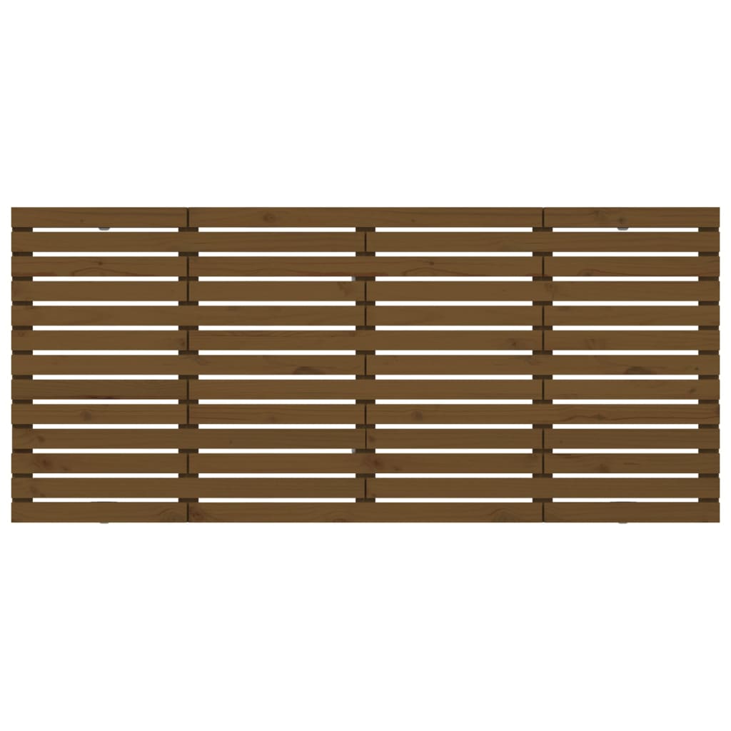 Testiera da Parete Ambra 206x3x91,5cm in Legno Massello di Pino