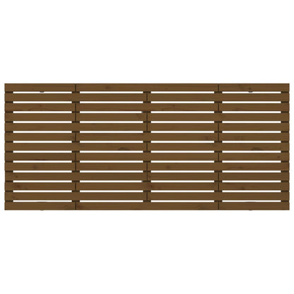 Testiera da Parete Ambra 206x3x91,5cm in Legno Massello di Pino