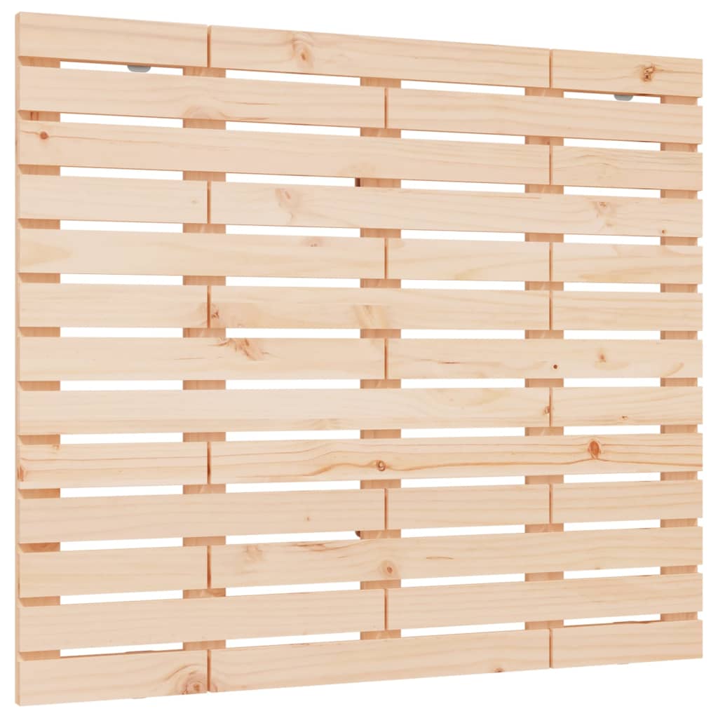 Testiera da Parete 96x3x91,5 cm in Legno Massello di Pino