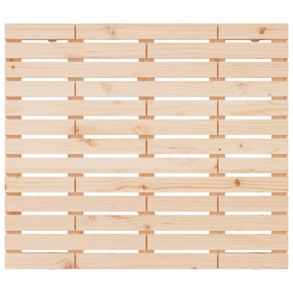 Testiera da Parete 126x3x91,5 cm in Legno Massello di Pino