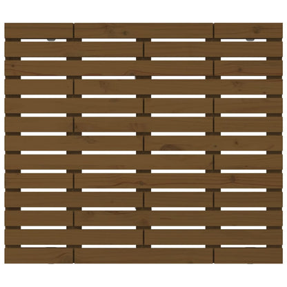 Testiera da Parete Ambra 146x3x91,5cm in Legno Massello di Pino