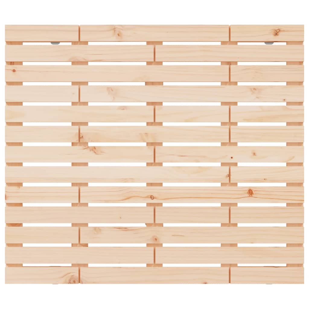 Testiera da Parete 141x3x91,5 cm in Legno Massello di Pino