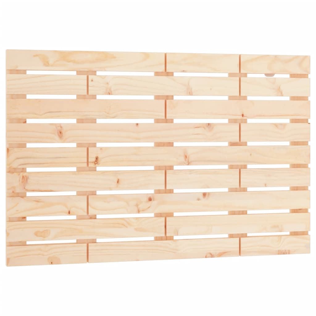 Testiera da Parete 106x3x63 cm in Legno Massello di Pino