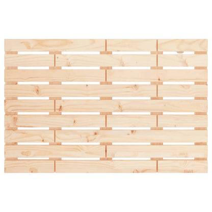 Testiera da Parete 106x3x63 cm in Legno Massello di Pino
